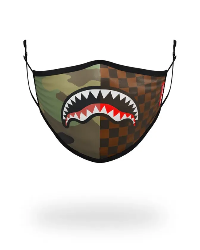 ADULT CHECKS u0026 CAMO FORM FITTING FACE MASK