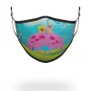 ADULT SPONGEBOB JELLY SHARK FORM FITTING FACE-COVERING