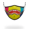 ADULT SPONGEBOB OG SHARK FORM FITTING FACE-COVERING