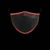 ADULT VERTICAL SHARK (BLACK) FORM-FITTING FACE MASK