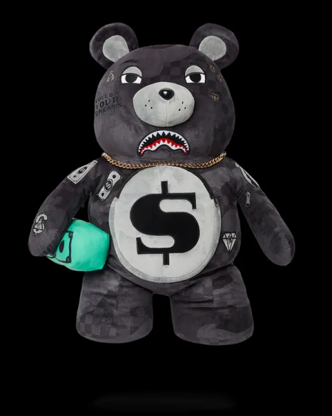 3AM NEVER SLEEP MONEYBEAR TEDDYBEAR BACKPACK