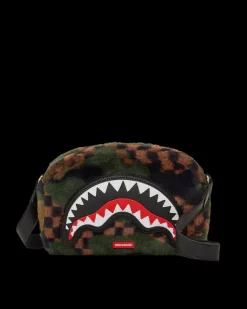 BIG SKY FUR SHARK MESSENGER BRICK BAG