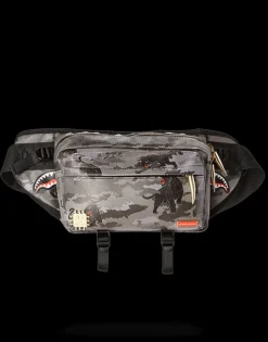 BLACK PANTHERA CAMO CROSSBODY