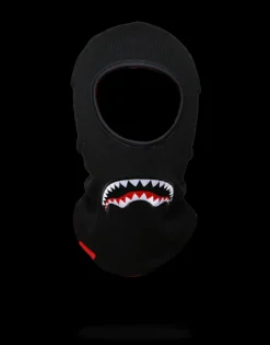 BLACK SHARKMOUTH SKI MASK