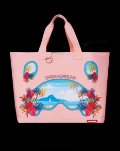 BORA BORA SHARK ISLAND VILLA BEACH TOTE