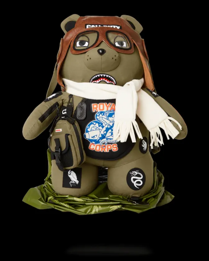 CALL OF DUTY AVIATOR FEARLESS MONEYBEAR TEDDYBEAR BACKPACK