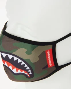 CAMO SHARKMOUTH FORM-FITTING MASK