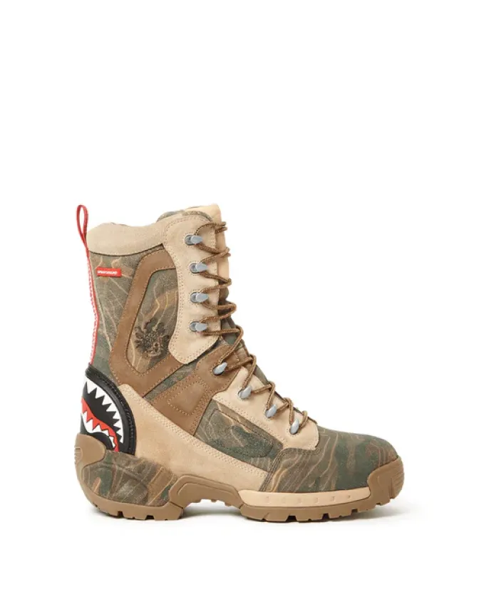 CAMO TERRAIN FUERZA COBRA PARATROOPER BOOTS - MADE IN COLOMBIA NUMBERED 1/280 PAIRS
