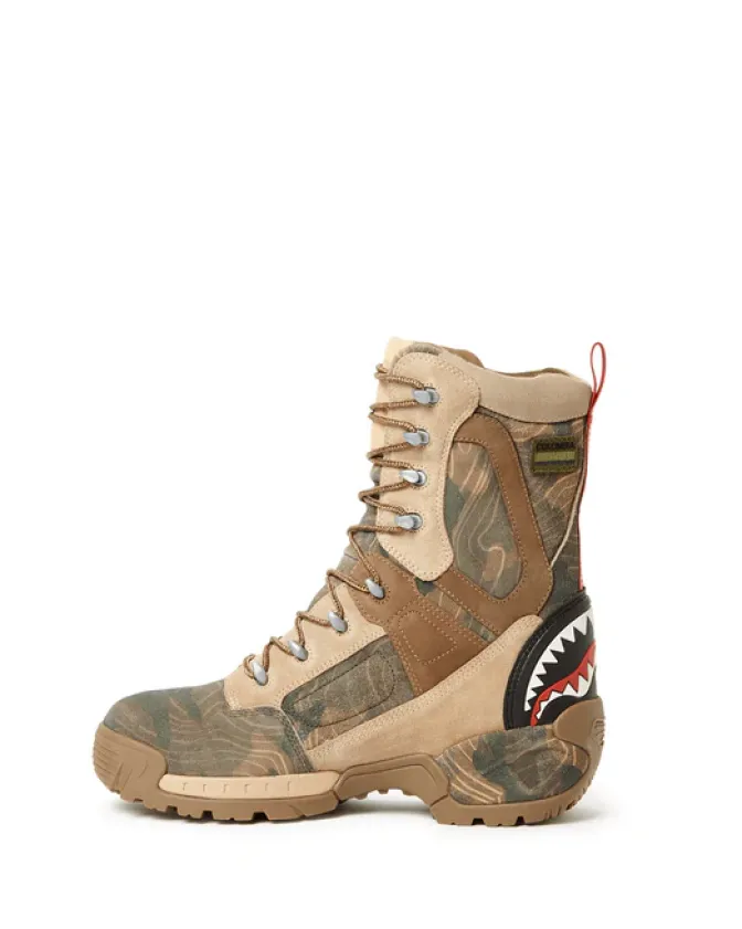 CAMO TERRAIN FUERZA COBRA PARATROOPER BOOTS - MADE IN COLOMBIA NUMBERED 1/280 PAIRS