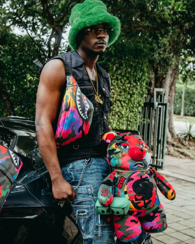 CAMOBURST MONEYBEAR TEDDYBEAR BACKPACK
