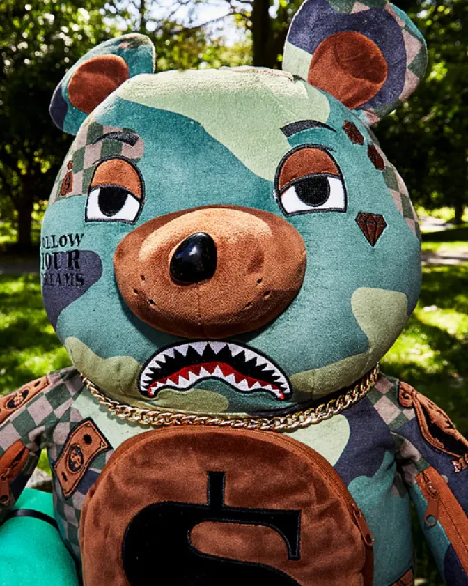CAMOCHECK MONEYBEAR TEDDYBEAR BACKPACK