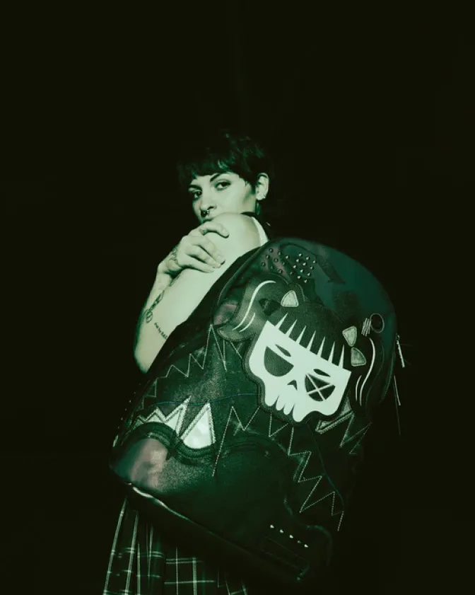 CAZZU ERRORCITO PUNK SHARK BACKPACK