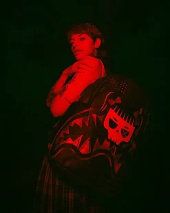 CAZZU ERRORCITO PUNK SHARK BACKPACK