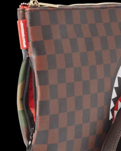 CHECKS IN CAMOFLAUGE CROSSOVER CLUTCH