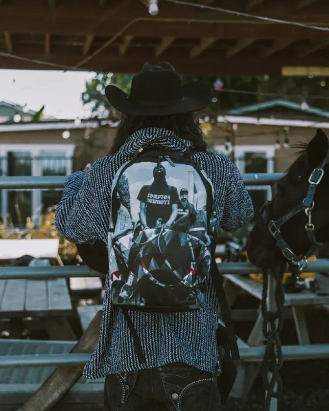COMPTON COWBOYS RIDE ALONE BACKPACK