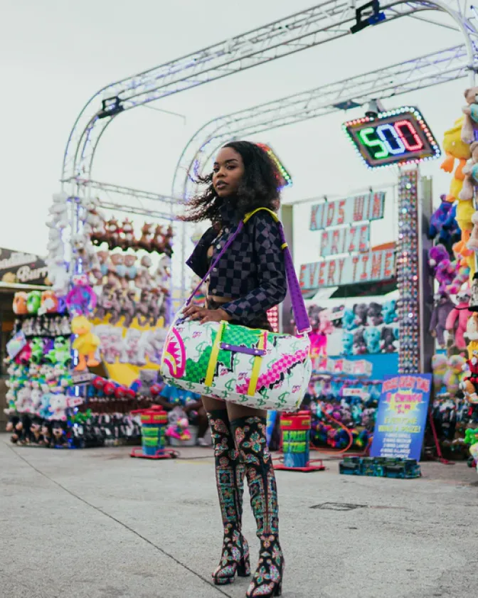 DREAMY TECHNICOLOR DUFFLE
