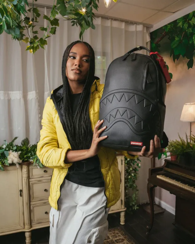 EMBOSSED SHARK TRAVELER BACKPACK (DLXV)