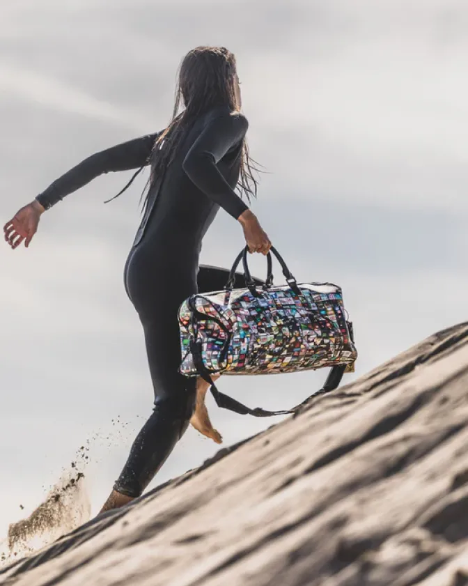 EXIT ART COLLAB DUFFLE