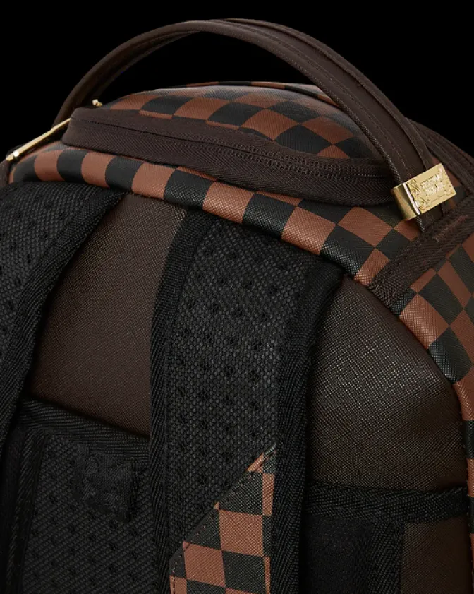 EXTERIOR GOLD ZIP POCKET SHARKS IN PARIS BACKPACK (DLXV)