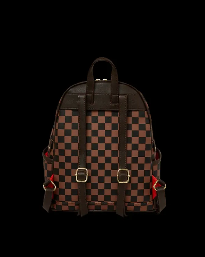 EXTERIOR GOLD ZIP POCKET SHARKS IN PARIS SAVAGE BACKPACK