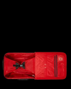 EXTERIOR GOLD ZIP POCKET SHARKS IN PARIS JETSETTER CARRY-ON LUGGAGE