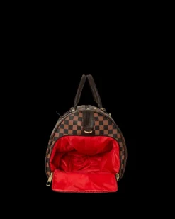 EXTERIOR GOLD ZIP POCKET SHARKS IN PARIS DUFFLE