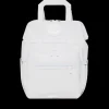 HEAVY METAL SHARK WHITE OUT BIZ TOP OPENER BACKPACK