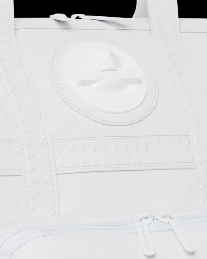 HEAVY METAL SHARK WHITE OUT BIZ TOP OPENER BACKPACK