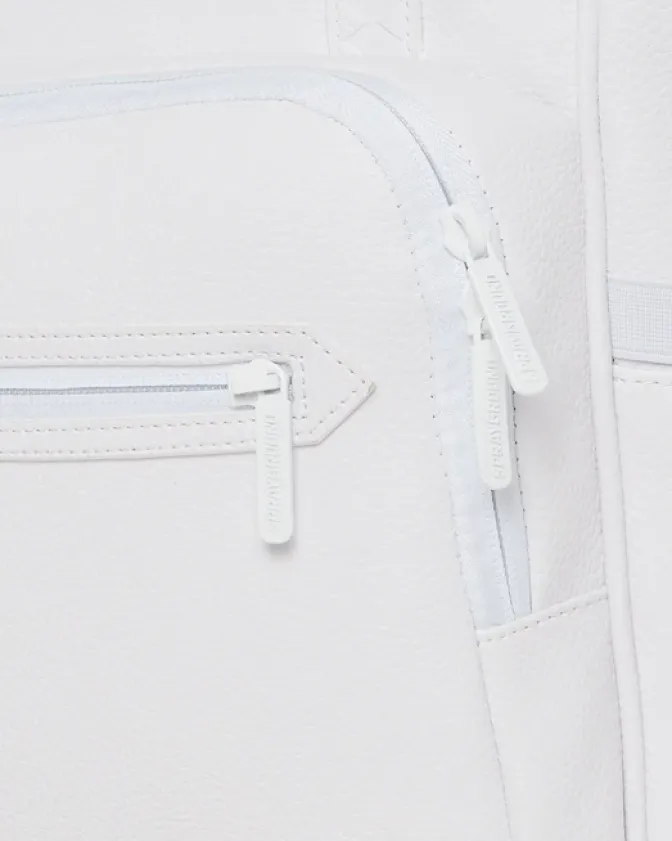 HEAVY METAL SHARK WHITE OUT BIZ TOP OPENER BACKPACK
