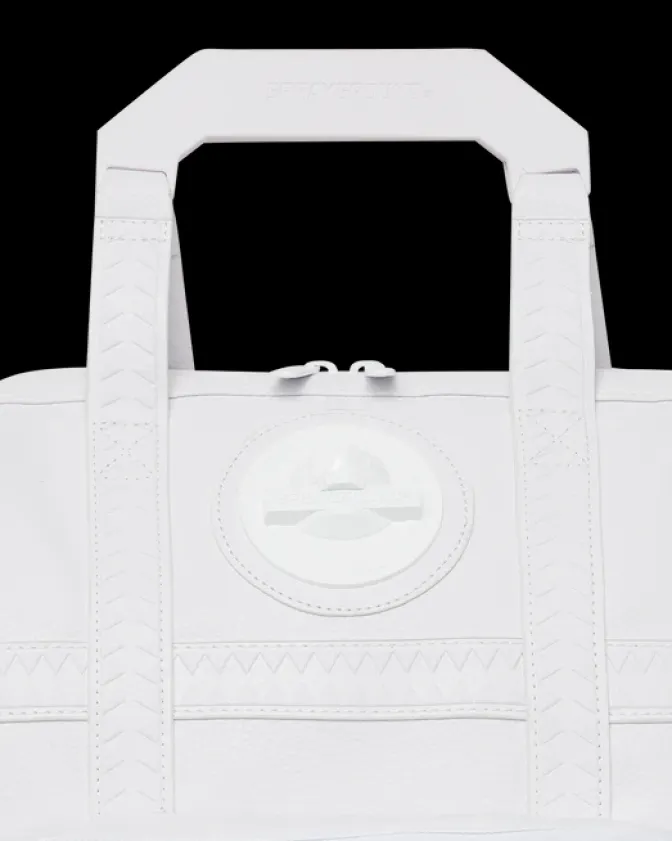 HEAVY METAL SHARK WHITE OUT BIZ TOP OPENER BACKPACK