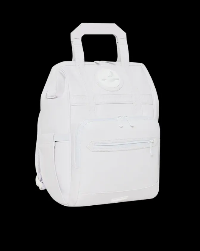 HEAVY METAL SHARK WHITE OUT BIZ TOP OPENER BACKPACK