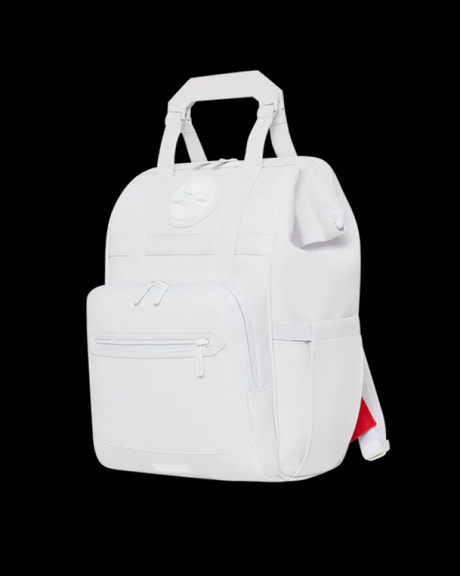 HEAVY METAL SHARK WHITE OUT BIZ TOP OPENER BACKPACK