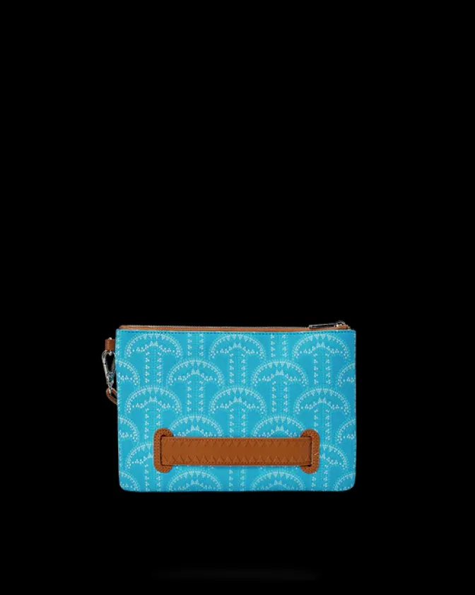 ILLUCHAINS TURQ CROSSOVER CLUTCH