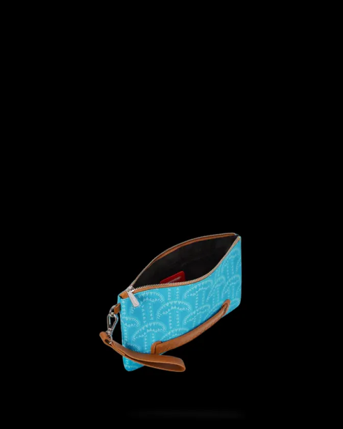 ILLUCHAINS TURQ CROSSOVER CLUTCH
