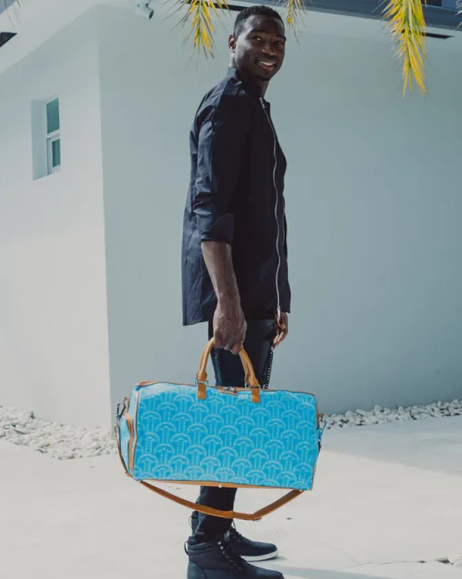 ILLUCHAINS TURQ DUFFLE