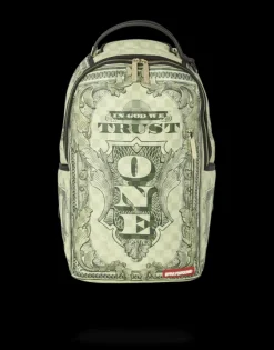 IN GOD WE TRUST GREEN BACKPACK (ONE OF ONE)