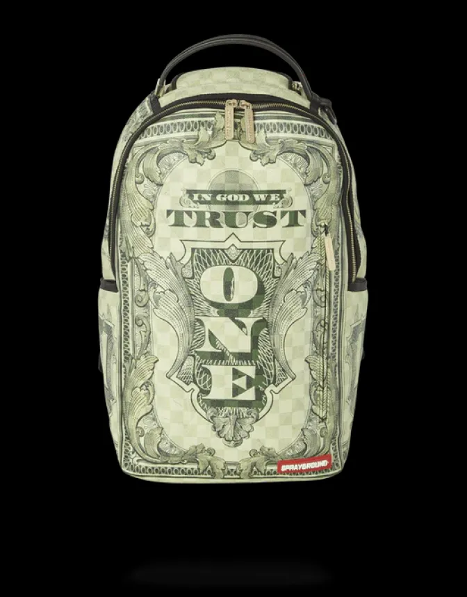IN GOD WE TRUST GREEN BACKPACK (ONE OF ONE)