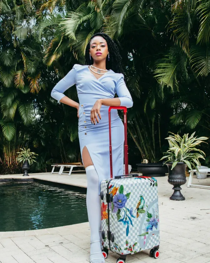 JARDIN DU PALAIS SHARKNAUTICS HARDSHELL CARRY-ON LUGGAGE