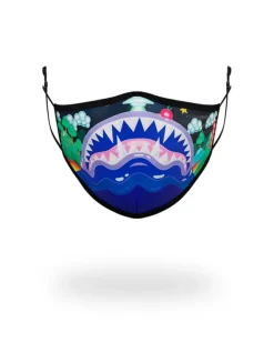 KIDS FORM FITTING MASK: ASTRO BUBBLE