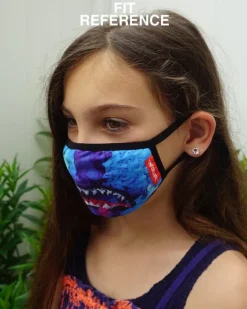KIDS FORM FITTING MASK: COLOR DRIP