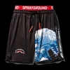 KIDS JAPAN WAVE SWIM TRUNKS (BLACK)