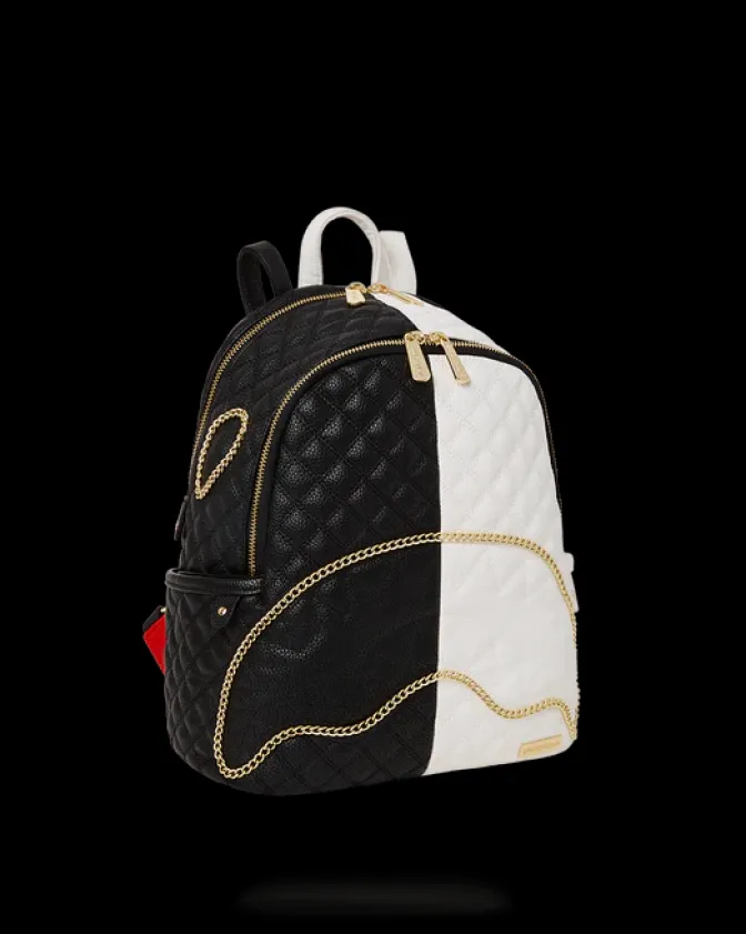 LEVELED UP SPLIT QUILT SHARK SAVAGE BACKPACK