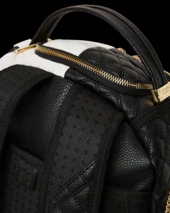 LEVELED UP SPLIT QUILT SHARK BACKPACK (DLXV)
