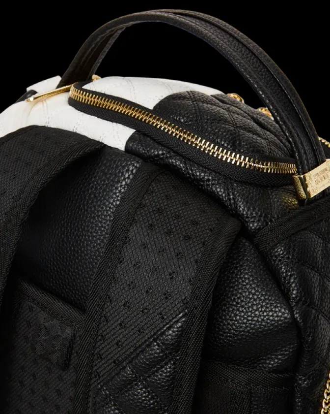 LEVELED UP SPLIT QUILT SHARK BACKPACK (DLXV)