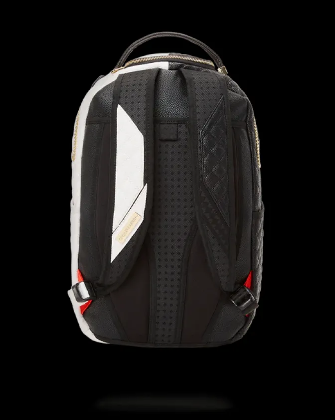 LEVELED UP SPLIT QUILT SHARK BACKPACK (DLXV)