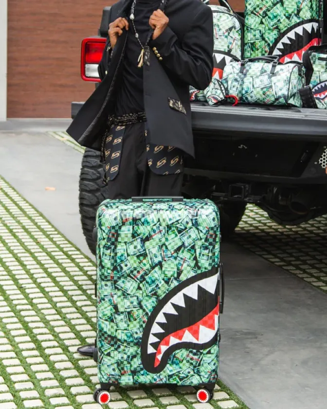 MAMA I MADE IT SHARKITECTURE HARDSHELL FULL-SIZE LUGGAGE