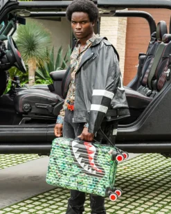 MAMA I MADE IT SHARKNAUTICS HARDSHELL CARRY-ON LUGGAGE