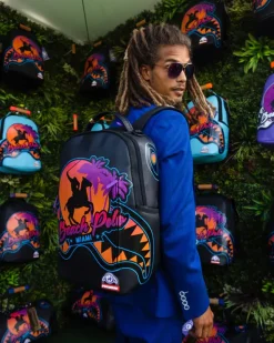 MIAMI BEACH POLO COLLAB BACKPACK (DLXV-BLACK)