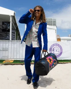 MIAMI BEACH POLO COLLAB DUFFLE (BLACK)