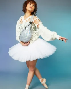 MIRASHAKU IRIDESCENT QUILT SAVVY CROSSBODY